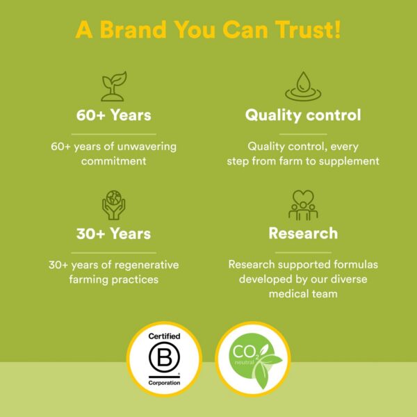 Frasco de cápsulas con sello de pureza