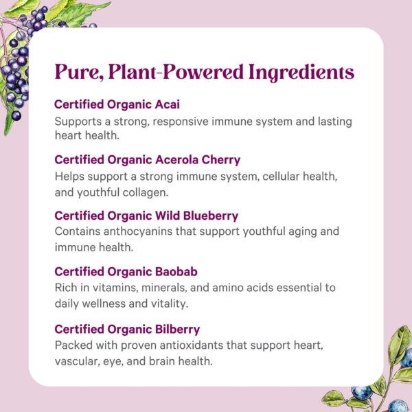 Etiqueta completa de Berry Power