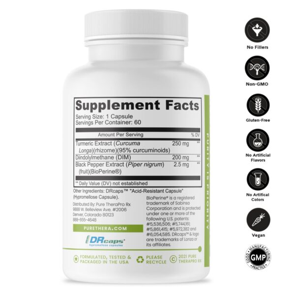 Etiqueta del producto Pure Therapro Rx