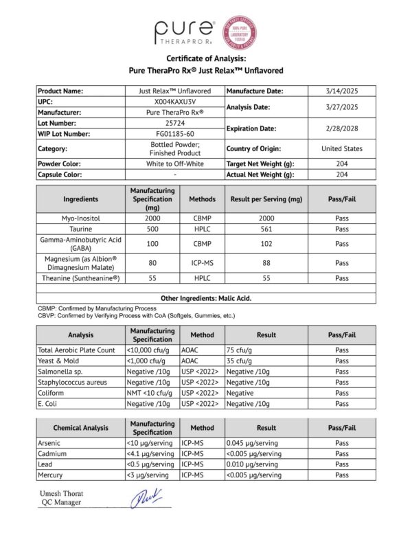 Resumen de ingredientes en etiqueta