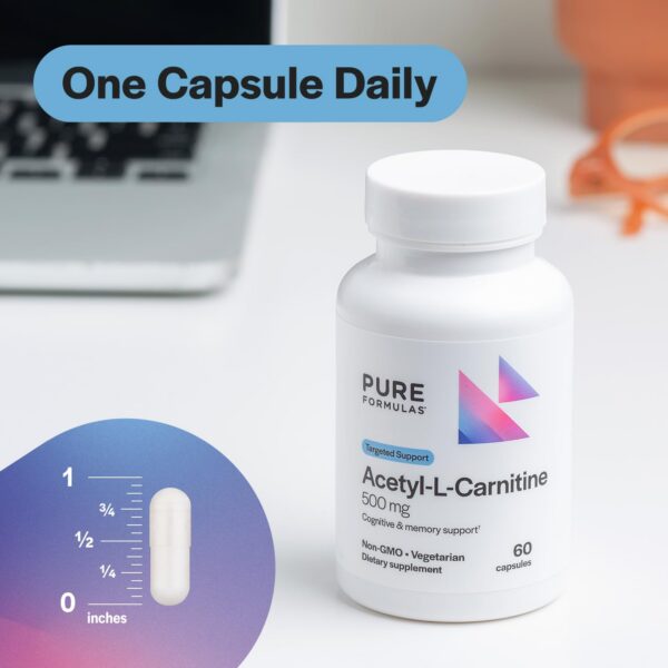 Version 1.0.0 Frasco de 60 cápsulas PureFormulas Acetyl L-Carnitine