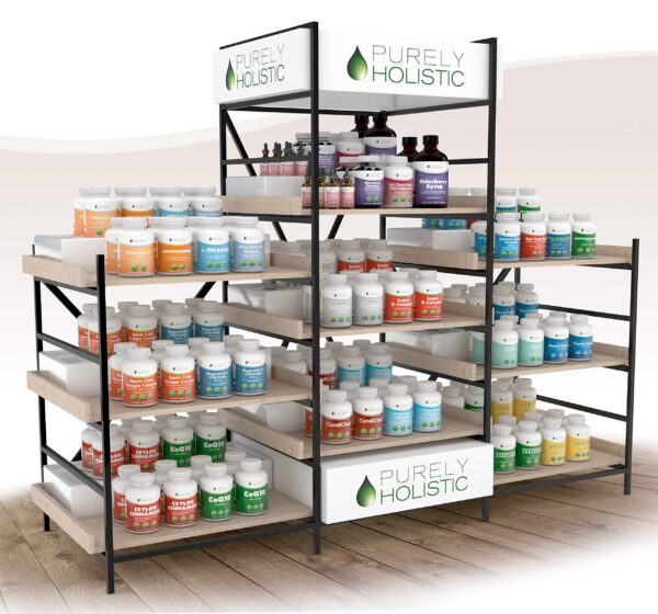 Frasco sobre superficie blanca