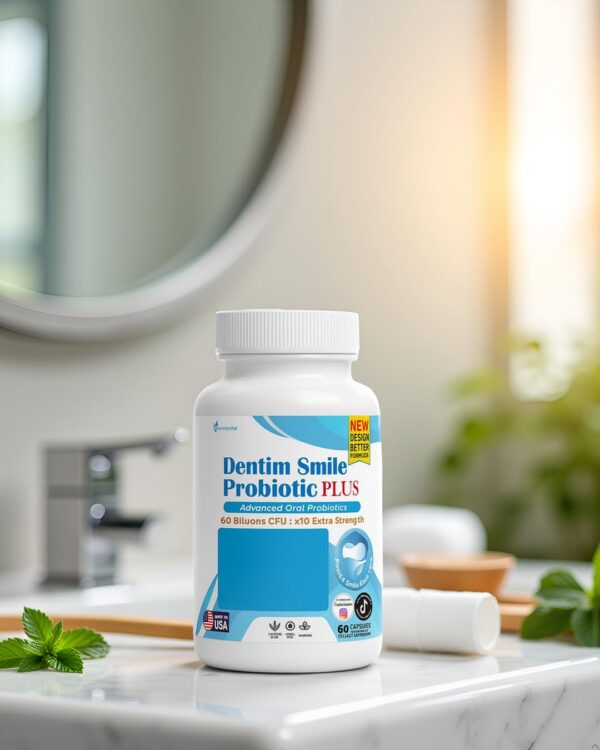 Version 1.0.0 Caja exterior de Purely Vital Dentim Smile Probiotic Plus