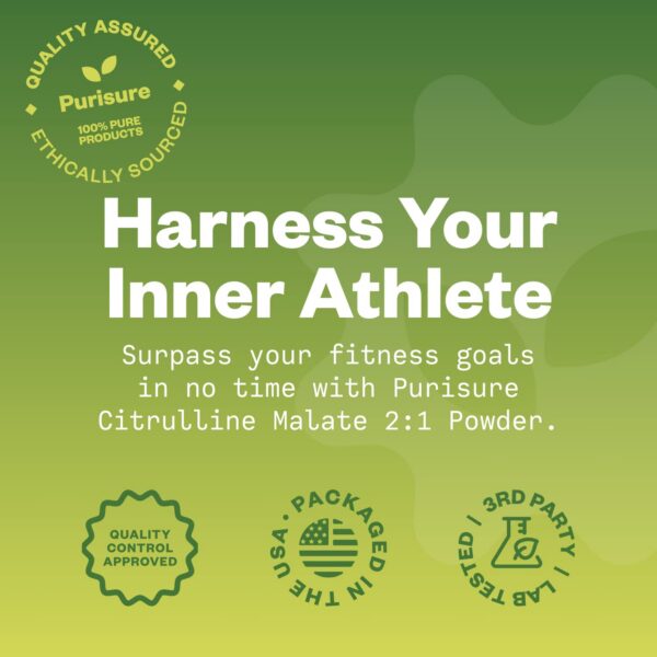 Ilustración de porciones Purisure L-Citrulline Powder 250 g