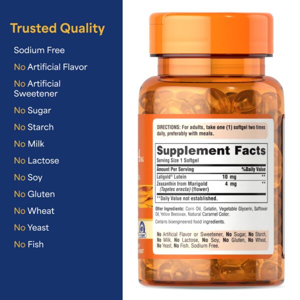 Version 1.0.0 Panel nutricional Puritan’s Pride Zeaxanthin Extra