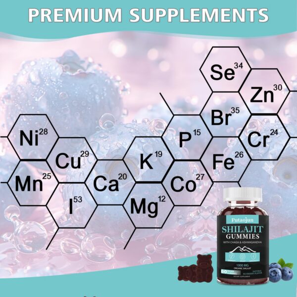 Lista de nutrientes y beneficios en etiqueta