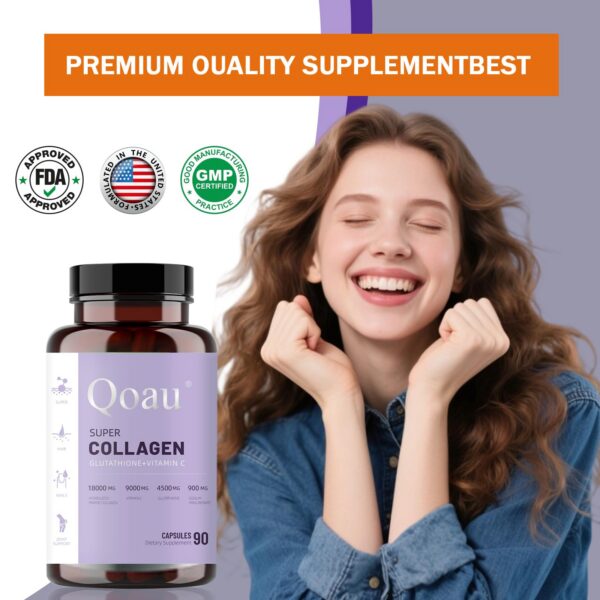 Version 1.0.0 Presentación de Qoau 11-en-1 cápsulas en estante