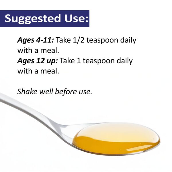 Frasco de vidrio para Omega-3