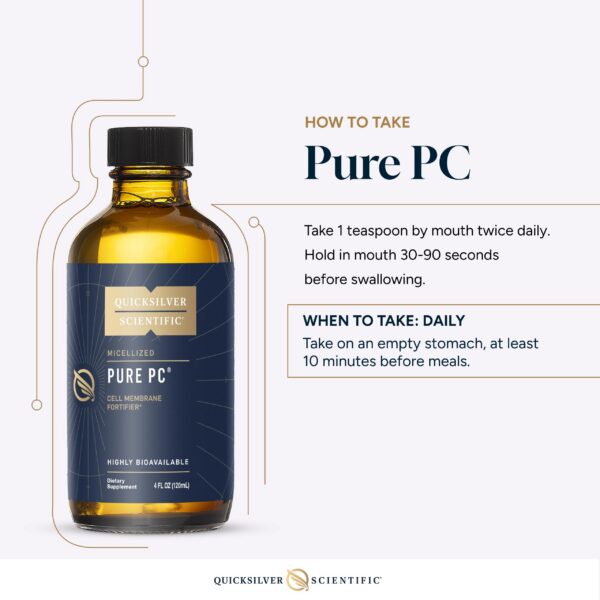 Detalle de la etiqueta de Quicksilver Micellized PC