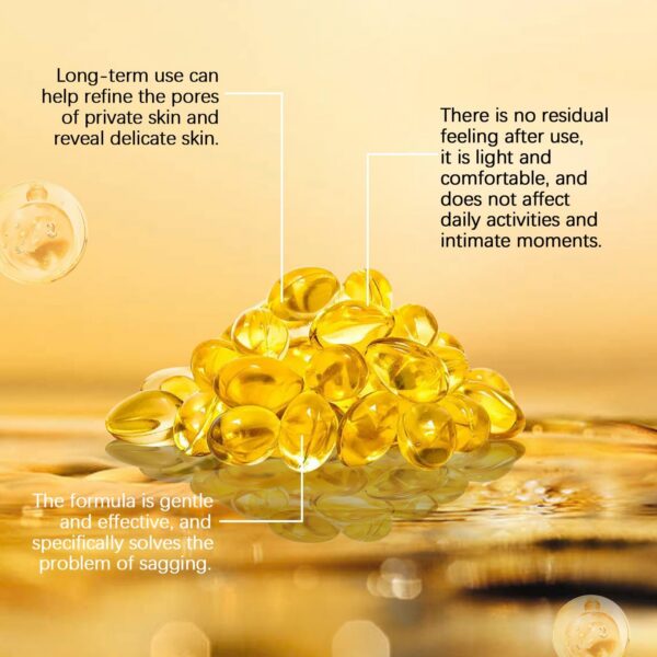 Cápsulas naturales QXUQXU para cuidado dérmico nocturno