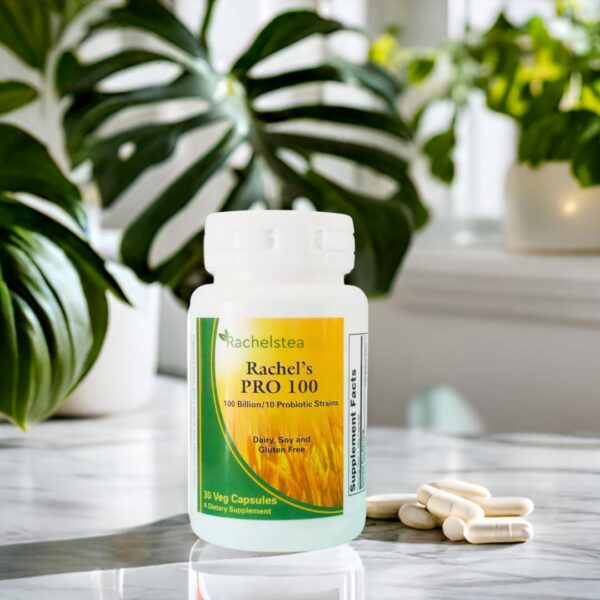Rachel’s Pro 100 probióticos fórmula sin refrigeración