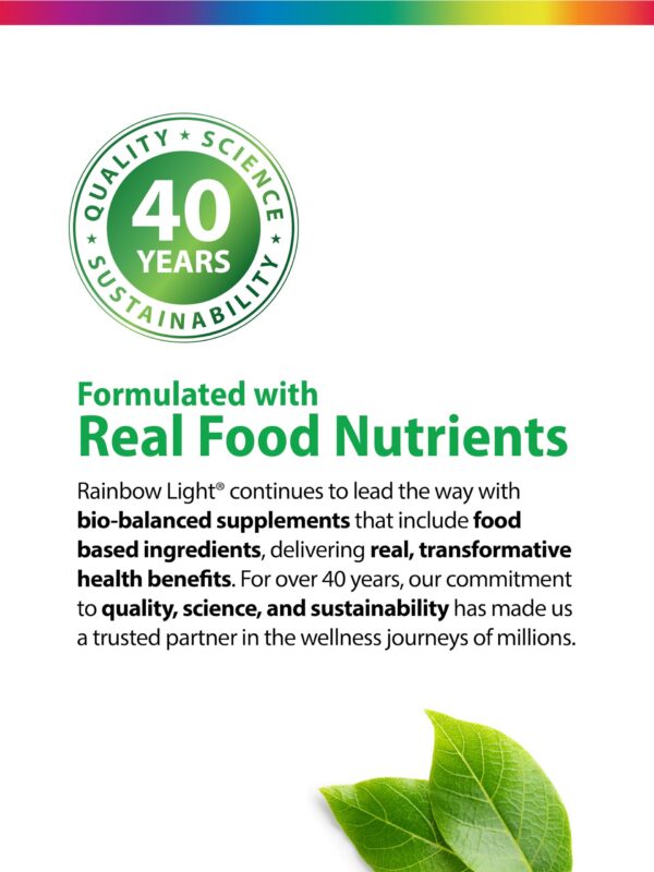 Empaque reciclado de Rainbow Light