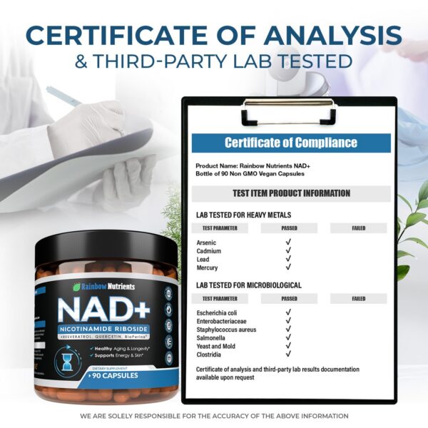 Tapa del frasco NAD+ NR