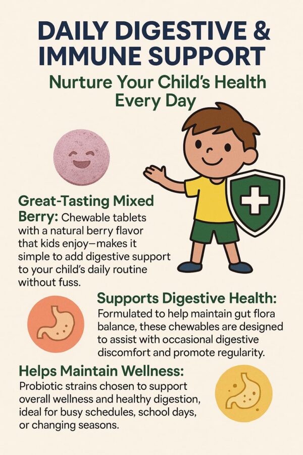 Version 1.0.0 Caja exterior Raise Them Well probiótico infantil