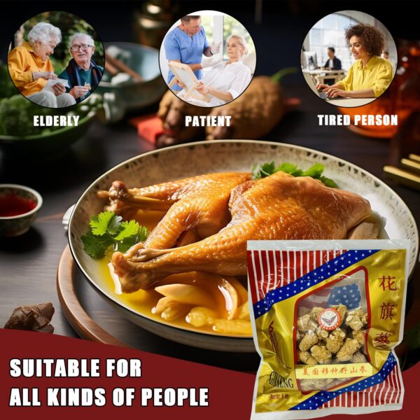 Raíz de ginseng americano 12 años envase de 6 onzas