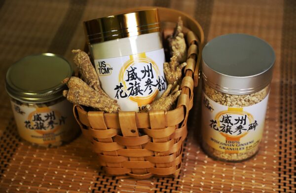 Raíz de ginseng americano USTCM para té