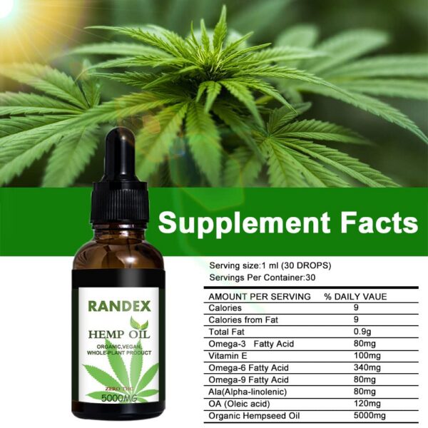 Botella de cáñamo Randex con tapa