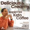 Envase de 7.93 onzas de Rapid Fire Keto Coffee Caramel Macchiato