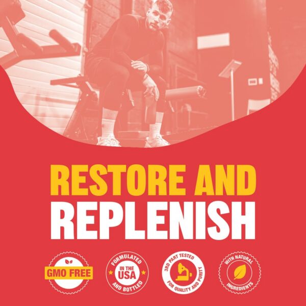 Detalle de tableta L-Glutamina Raw Barrel