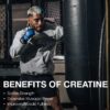Empaque de RAW Creatine monohydrate polvo