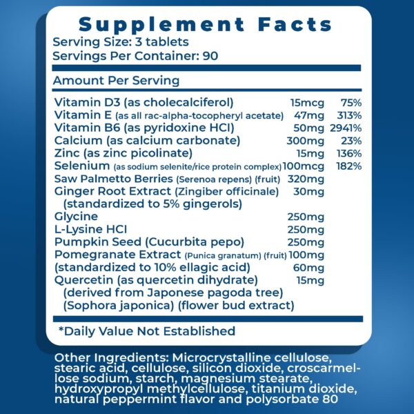 Real Health suplemento para próstata bienestar masculino, multicolor