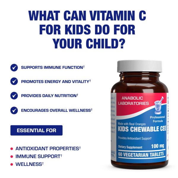 Real oranges vitamin C chewable tablets