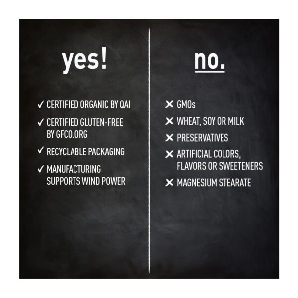 Realfood Organics suplemento prenatal certificado orgánico