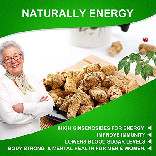 Ginseng americano natural para té y soporte inmunológico