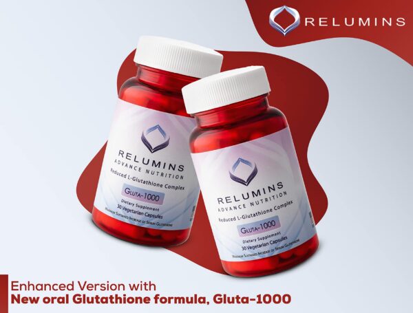 Relumins Advance Nutrition caja y cápsulas