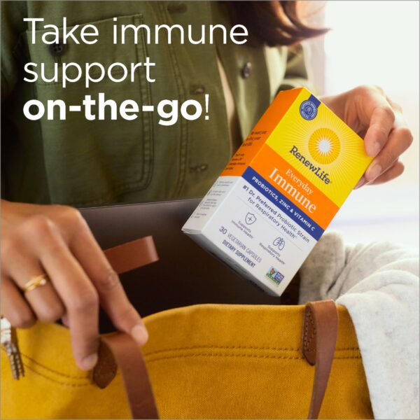 Renew Life Probiotic cápsulas presentación lateral