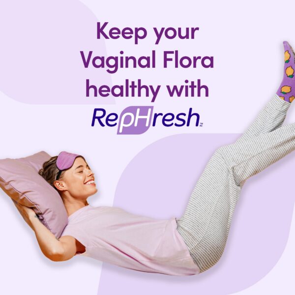 Version 1.0.0 Rephresh Pro-B probióticos para salud femenina fórmula patentada