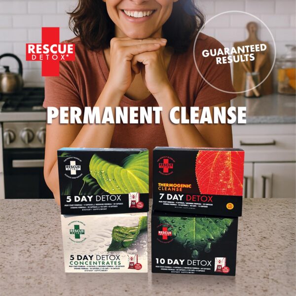Rescue Detox presentación en caja y frasco