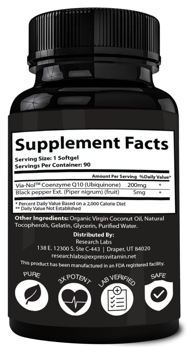 Version 1.0.0 Envase y etiqueta Research Labs CoQ10