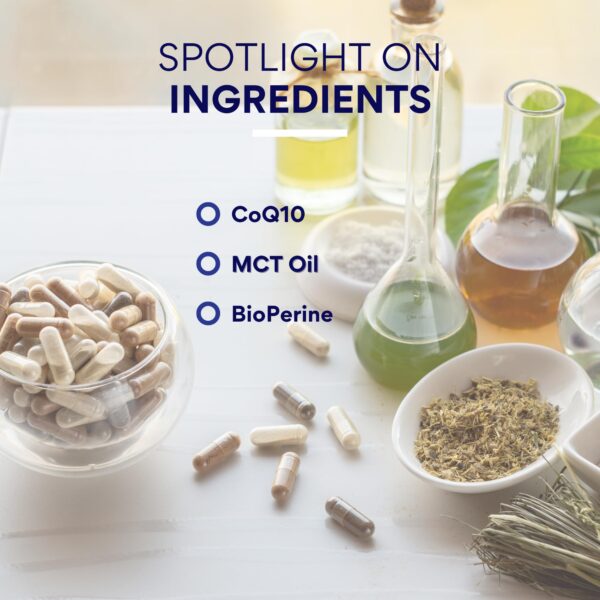 Version 1.0.0 CoQ10 frasco y etiqueta