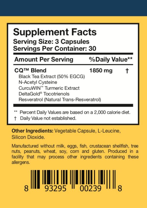 Researched Nutritionals CytoQuel 90 cápsulas de suplemento herbal