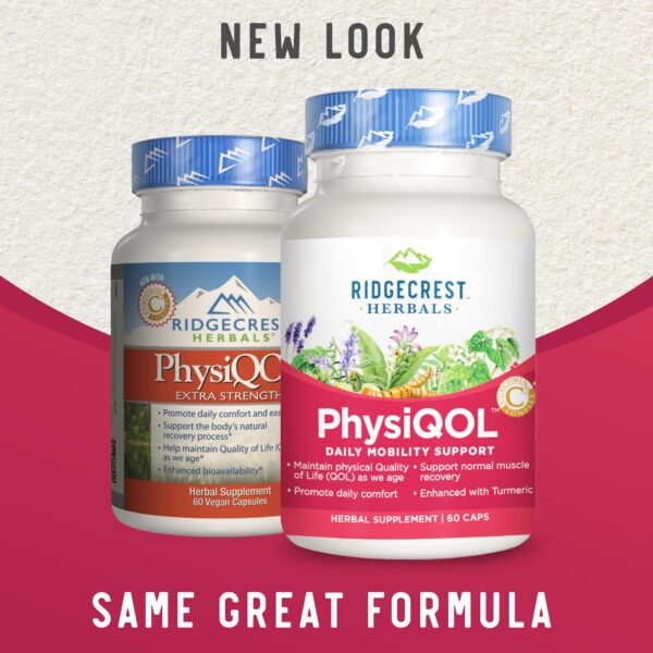 Caja del suplemento herbal Ridgecrest Herbals PhysiQOL