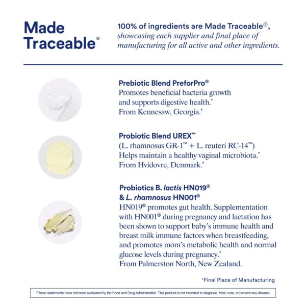 Cajas y frascos de Ritual Natalbiotic en estante