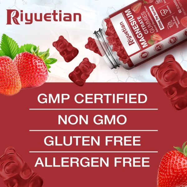 Frasco con etiqueta y sello GMP