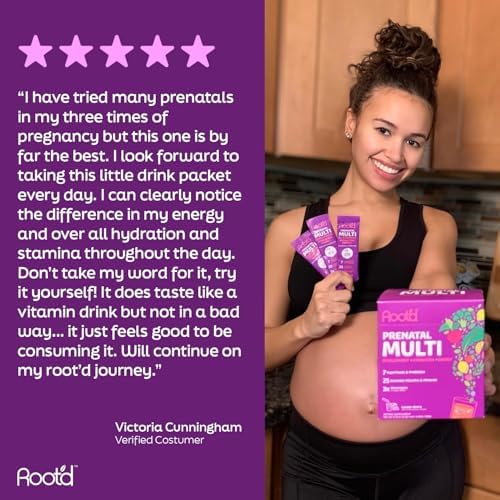 Root'd suplemento prenatal hidroelectrolitos para embarazo