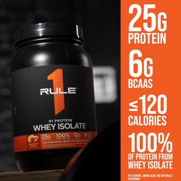 R1 Whey Isolate certificado Informed Choice