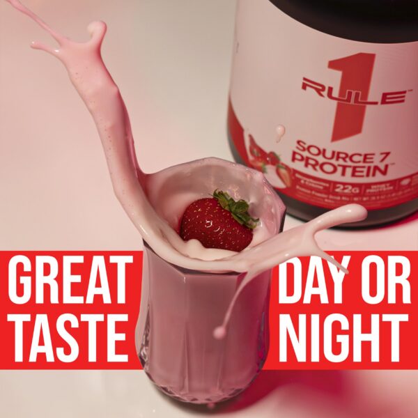 Batido preparado con Source 7 Protein