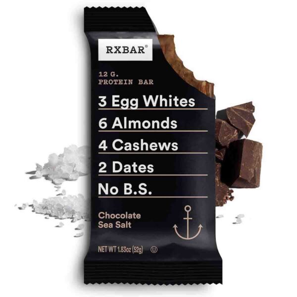 Version 1.0.0 RXBAR caja de 72 barras en paquete