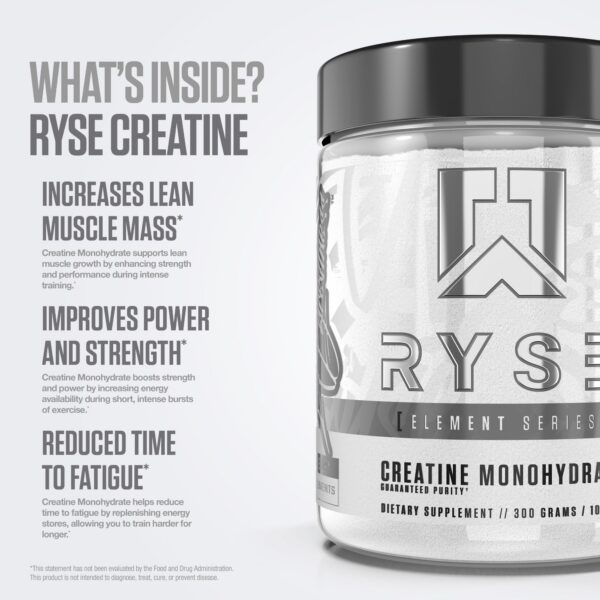 Etiqueta frontal de Ryse Creatina