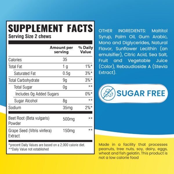 Sabor açai en masticables para salud cardiovascular HelsRx