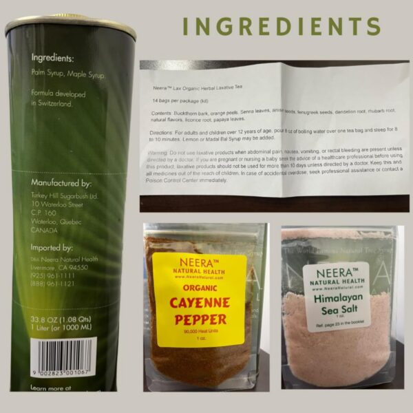 Version 1.0.0 Sal del Himalaya para detox Neera natural