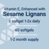 Salud celular con Life Extension gamma E tocoferoles mixtos