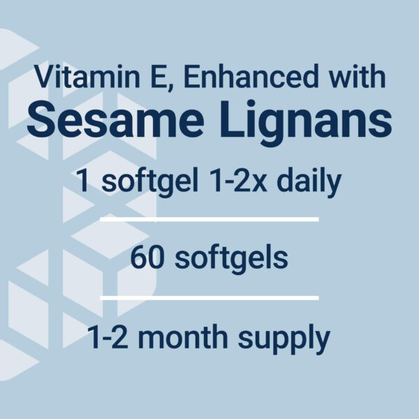 Salud celular con Life Extension gamma E tocoferoles mixtos