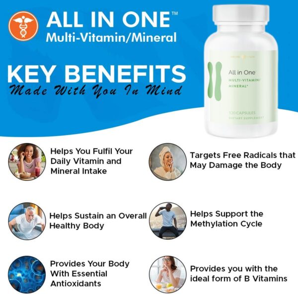 Salud holística con multivitaminas Holistic Health