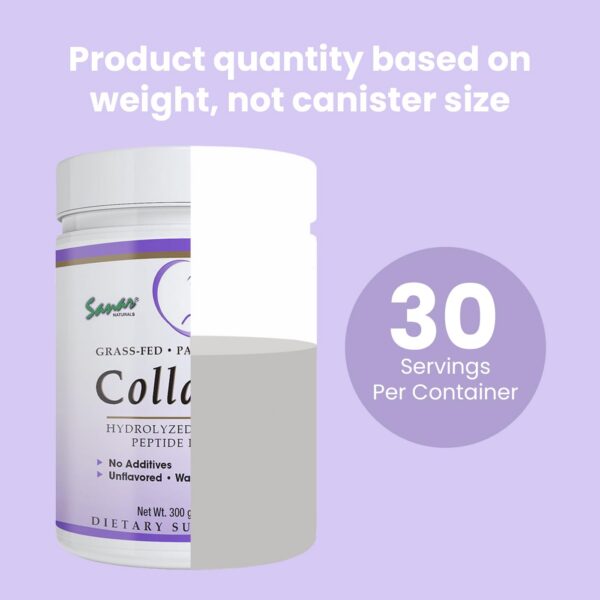 Polvo de colágeno en taza