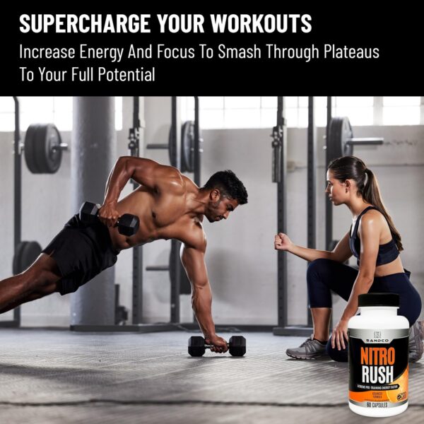 Sandco Nitro Rush cápsulas memoria y energía concentrada